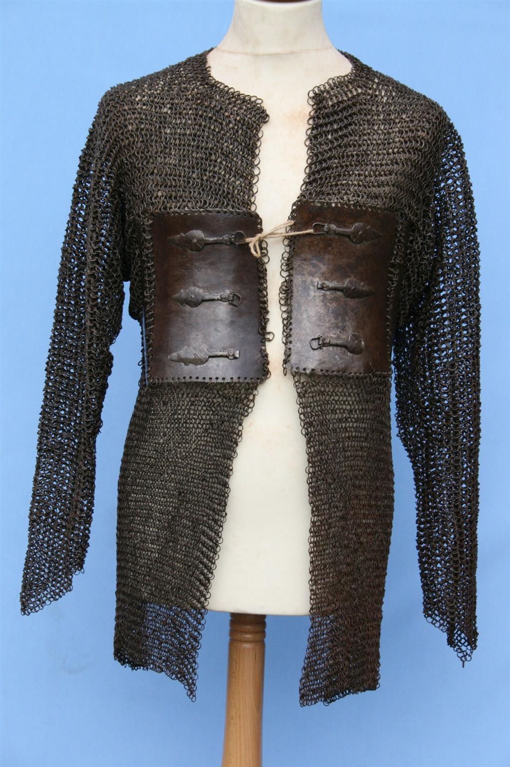 An Indian mail and plate shirt from the Bikaner Armoury, 17th Century or earlier,